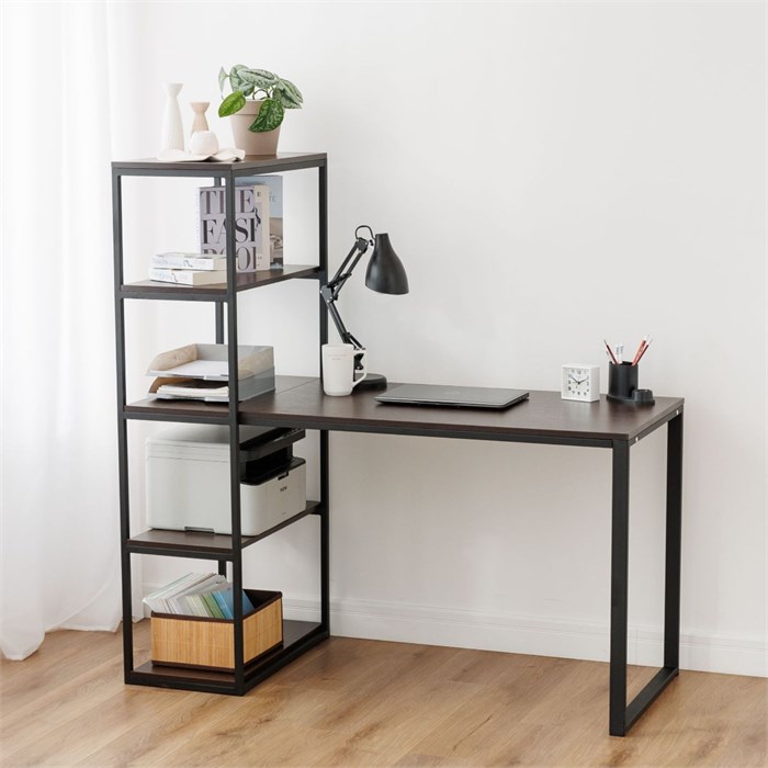 Стол письменный, офисный, компьютерный Георг, Венге, 140х60х75см 141