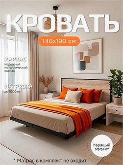 {{productViewItem.photos[photoViewList.activeNavIndex].Alt || productViewItem.photos[photoViewList.activeNavIndex].Description || 'Кровать парящая металлическая 140х190 см, двуспальная, Дуб Сонома'}}