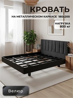 {{productViewItem.photos[photoViewList.activeNavIndex].Alt || productViewItem.photos[photoViewList.activeNavIndex].Description || 'Парящая двуспальная кровать 180x200 см с мягким изголовьем "Лепестки"'}}