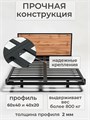 Кровать парящая металлическая 160х190 см, двуспальная, Дуб вотан 387ДВ