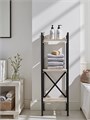 Стеллаж напольный с 3 полками TOP мини, 103х34х30 см. Цемент 405Ц