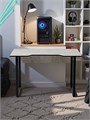 Стол компьютерный, игровой, офисный, цемент 408Ц