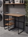 Стеллаж Полка для стиральной машины в ванную комнату/Дуб Вотан 605