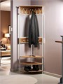 Вешалка напольная угловая Лофт 200х50х50 см, Дуб Вотан 221ДВ