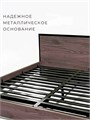 Кровать Престиж двуспальная 180х200, Ясень Анкор 378ЯсеньАнкор