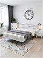 Кровать парящая Контур металлическая 200х190 двуспальная, белая 479Б