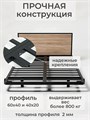 Кровать парящая металлическая 160х200 см, двуспальная, Дуб Сонома 382ДубСонома