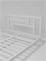 Кровать парящая Лорд металлическая 200х190 двуспальная, белая 450Б