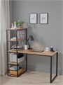 Стол письменный, офисный, компьютерный Георг, Дуб Вотан, 140х60х75см 143
