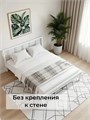 Кровать металлическая Элен, 140х200 см, белая 485Б