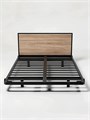 Кровать парящая металлическая 160х190 см, двуспальная, Дуб Сонома 387ДубСонома