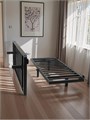 Кровать парящая Лорд металлическая 160х200 двуспальная, черная 430Ч