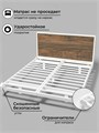 Кровать парящая металлическая 180х200 см, двуспальная, Дуб Самдал 283ДубСамдал