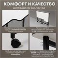 Столик складной для ноутбука 100х58х75см, Белый СГ101БК
