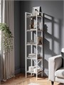 Стеллаж напольный с 5 полками TOP, 181х34х30 см, Цемент 318Ц